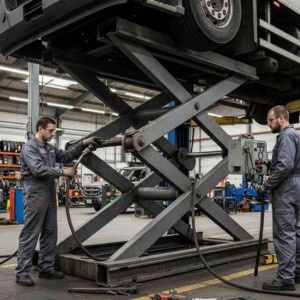 Hydraulic lift maintenance