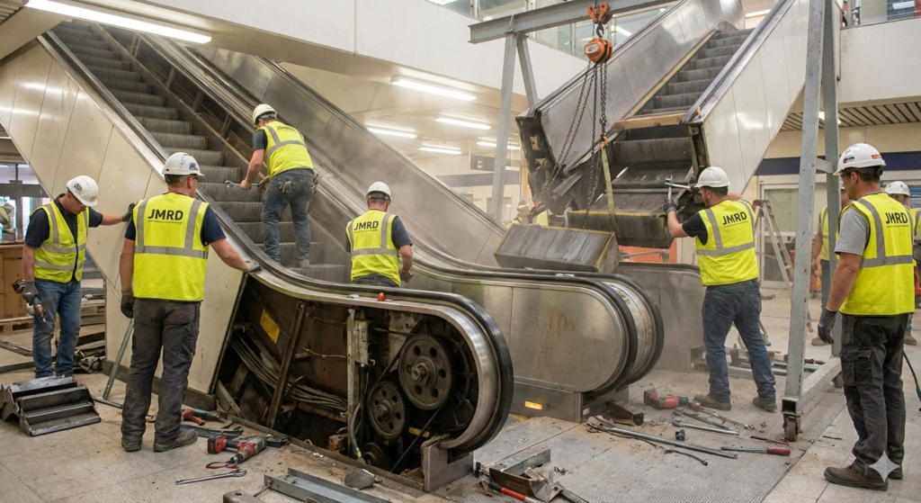 escalator dismantling