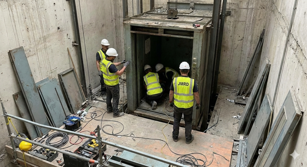 lift dismantling